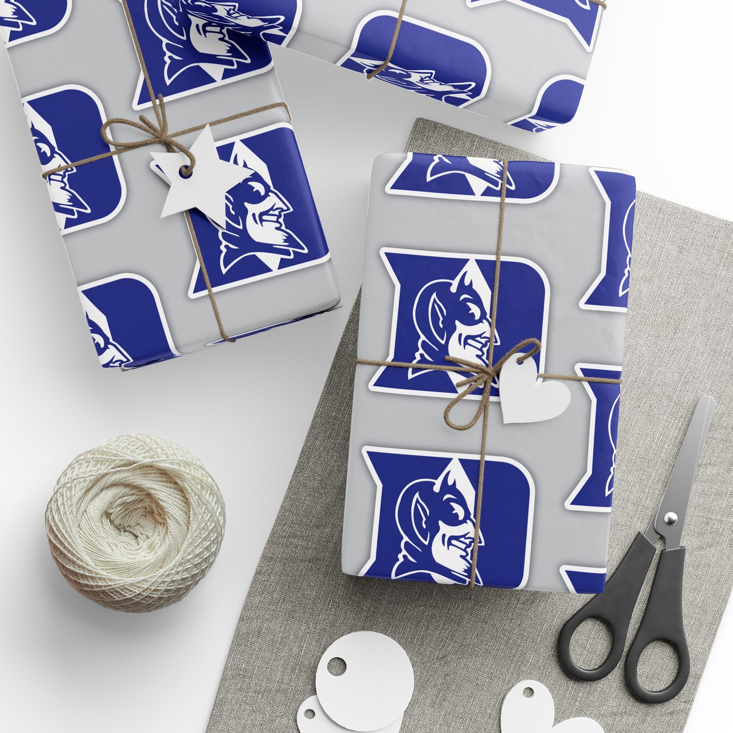 Duke Blue Devils Basketball March Birthday Gift Wrapping Paper Holiday