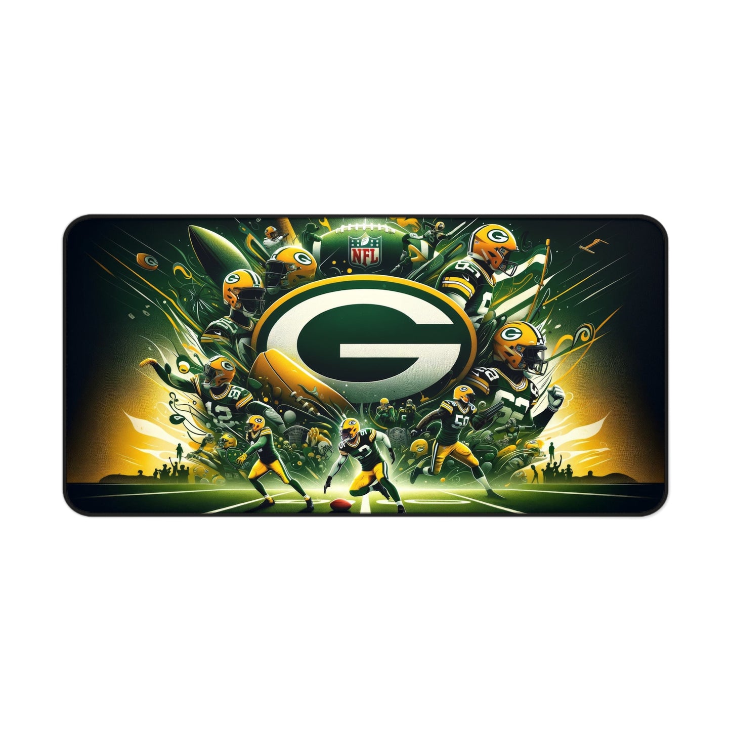 Green Bay Packers Football High Definition Desk Mat Mousepad