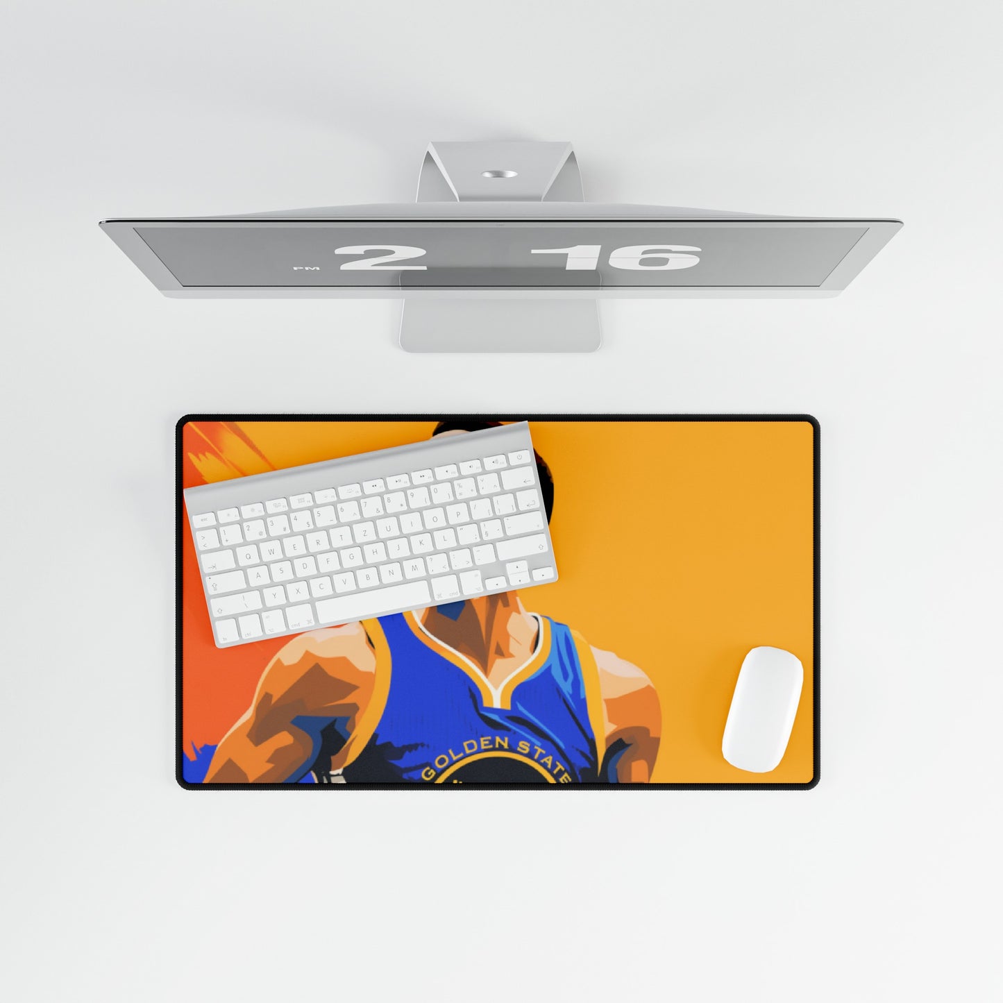 Steph Curry Golden State Warriors High Definition Desk Mat Curry Mousepad
