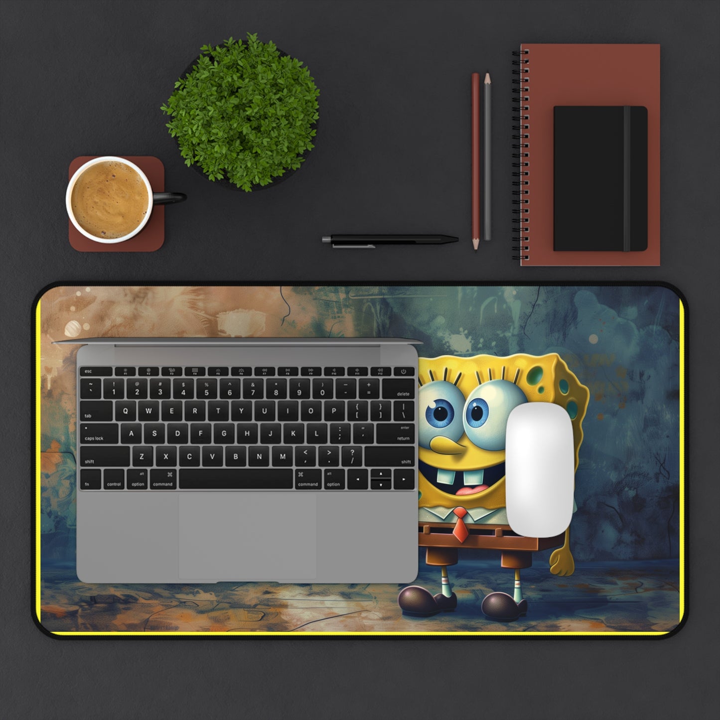 SpongeBob SquarePants Cartoon High Definition PC PS Video Game Desk Mat Mousepad