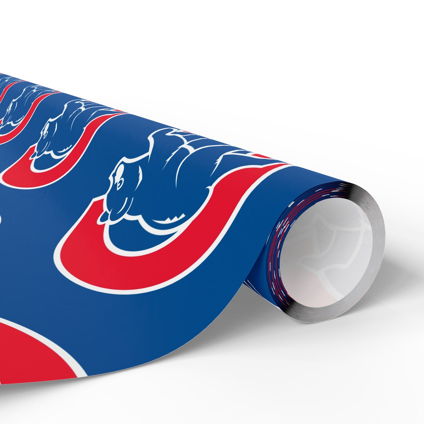 Chicago Cubs Baseball MLB Birthday Gift Wrapping Paper Holiday