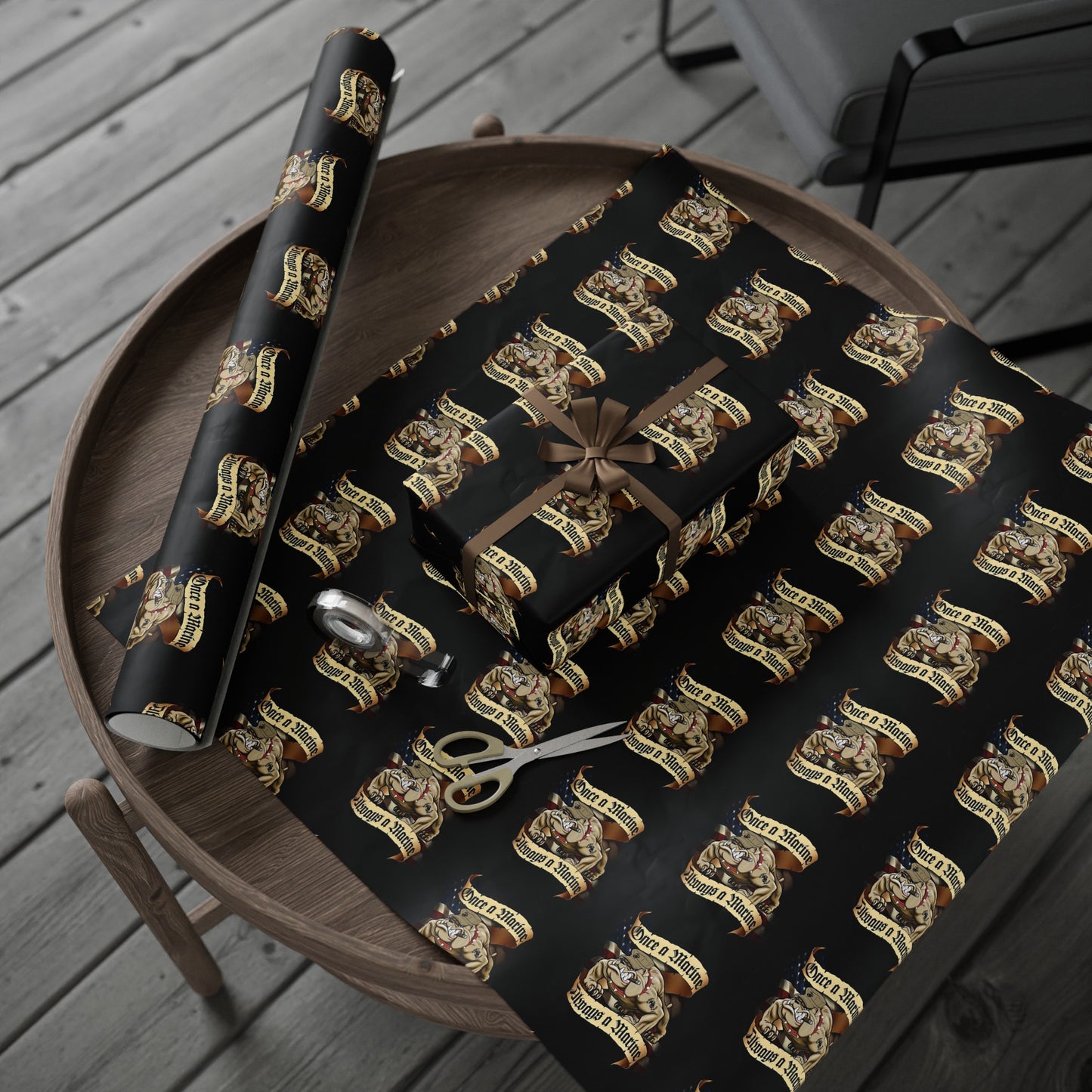 United States Marine Corp High Definition Birthday Gift Present Holiday Wrapping Paper Graduation America Military