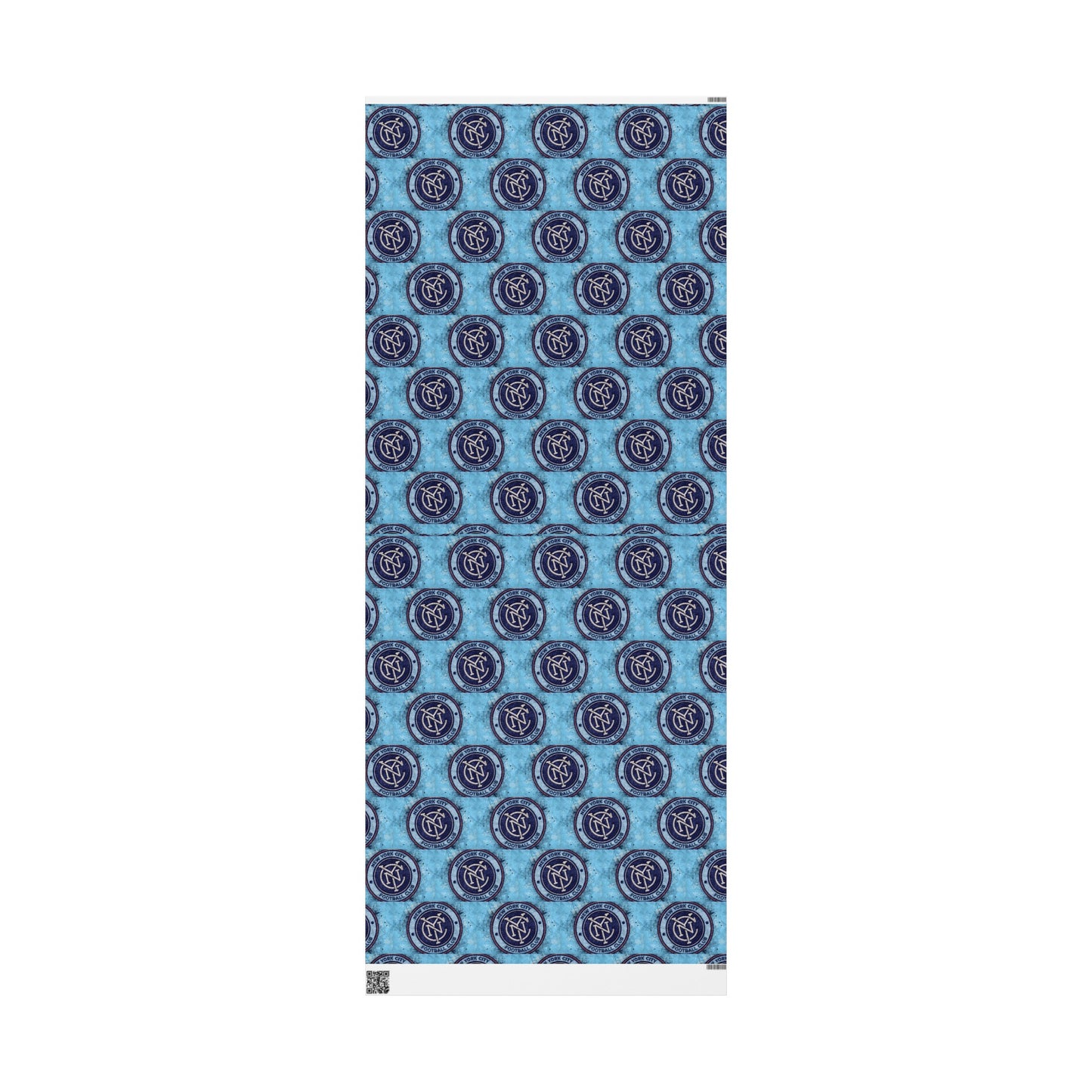 New York City FC MLS Birthday Gift Wrapping Paper Soccer Holiday