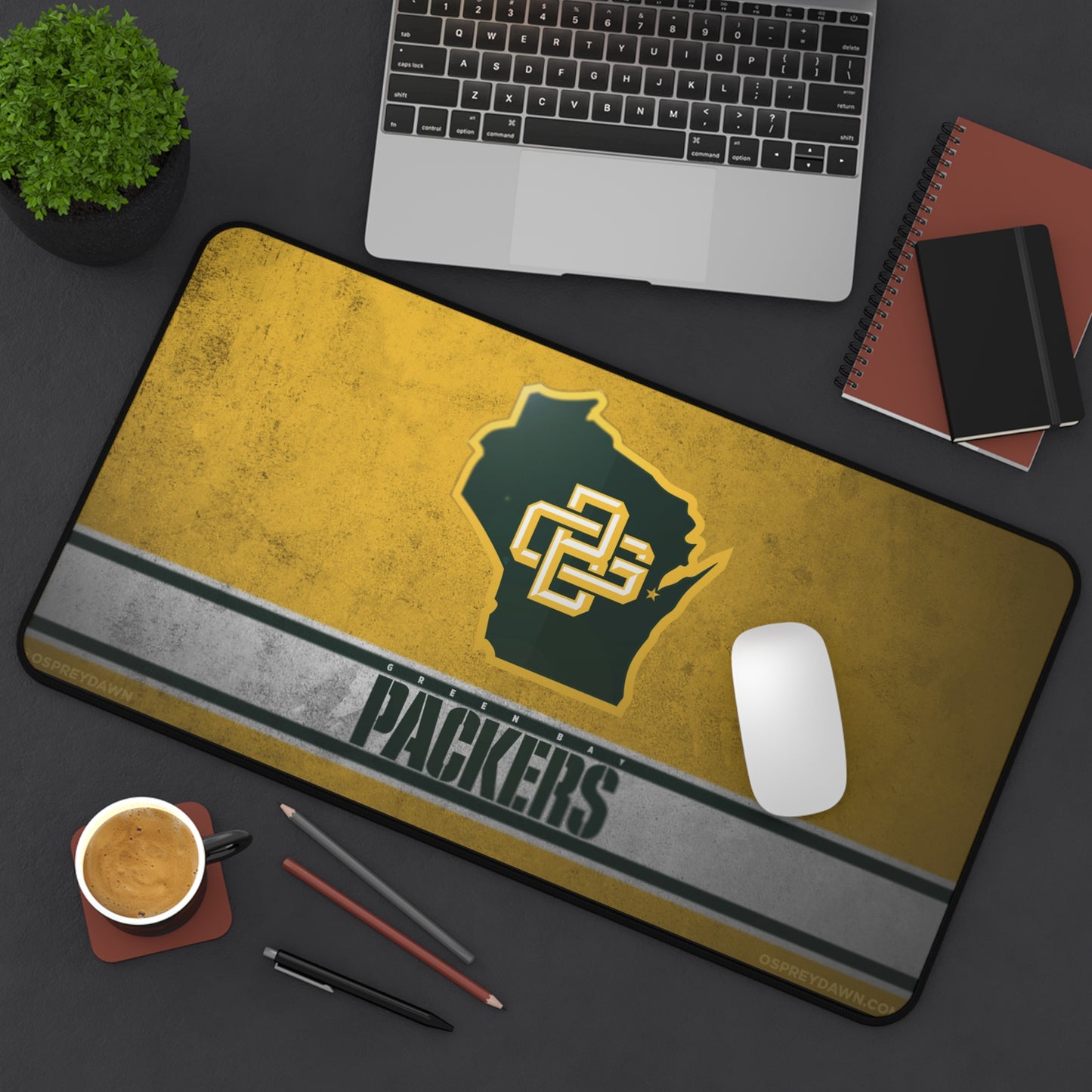 Green Bay Packers NFL Football High Definition PC Desk Mat Mousepad