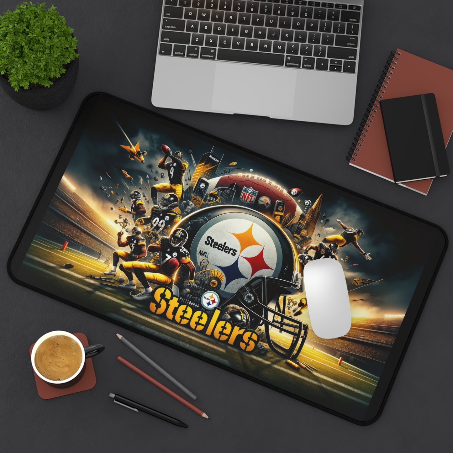 Pittsburg Steelers NFL Football High Definition Desk Mat Mousepad