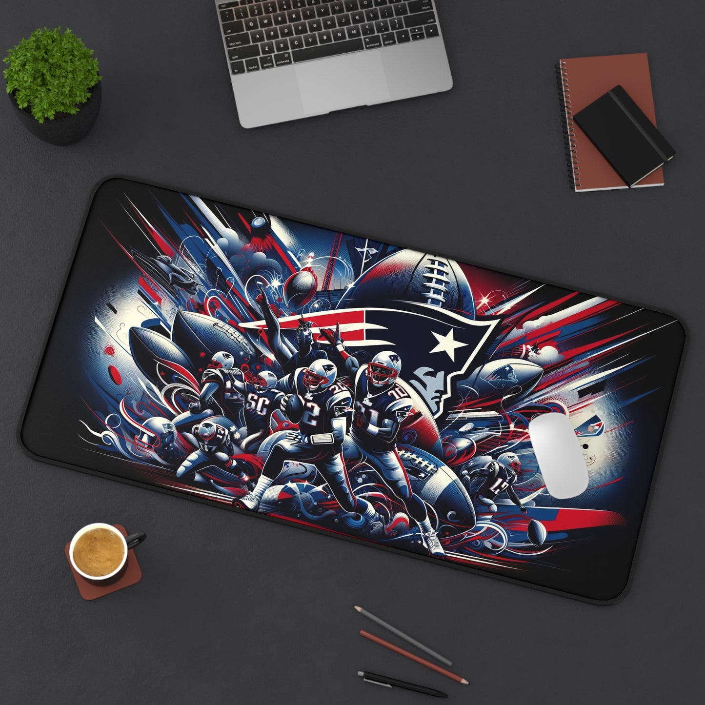 New England Patriots NFL Football High Definition PC Desk Mat Mousepad