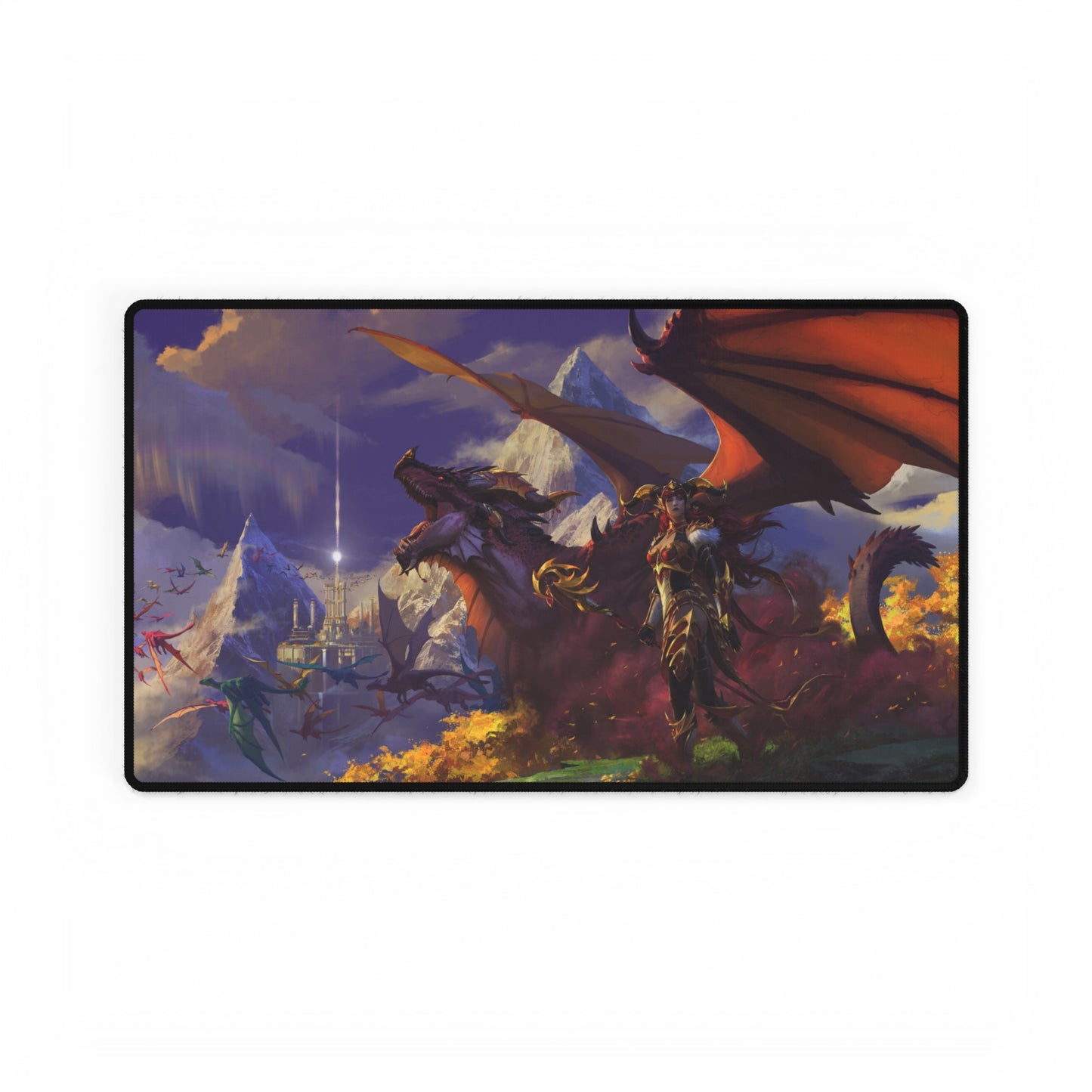 WoW Warcraft Dragonstone High Definition PC PS Video Game Desk Mat Mousepad