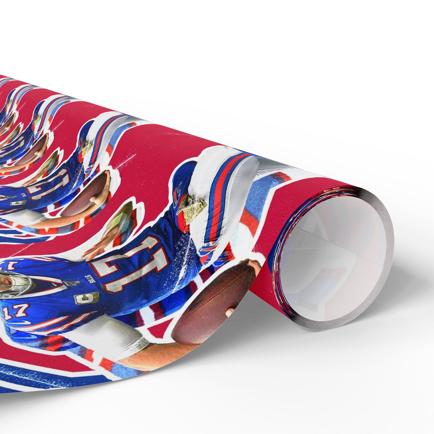 Josh Allen Buffalo Bills NFL Football Birthday Graduation Gift Wrapping Paper Holiday