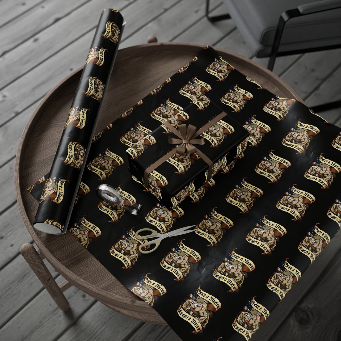 United States Marine Corp High Definition Birthday Gift Present Holiday Wrapping Paper Graduation America Military