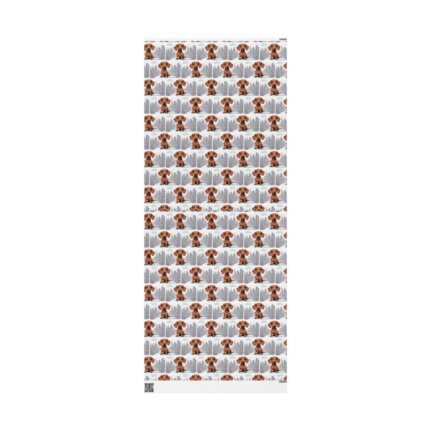 Dachshund in the city Weiner Dog Birthday Gift Present Holiday Wrapping Paper