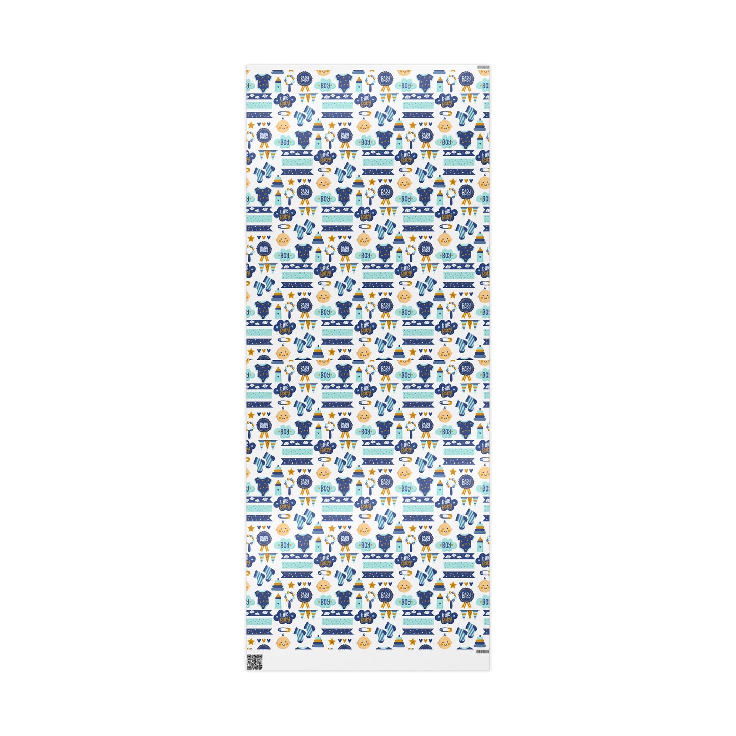 Baby Shower Boy Blue Toys Drawing Cartoon Present Birthday Gift Wrapping Papers