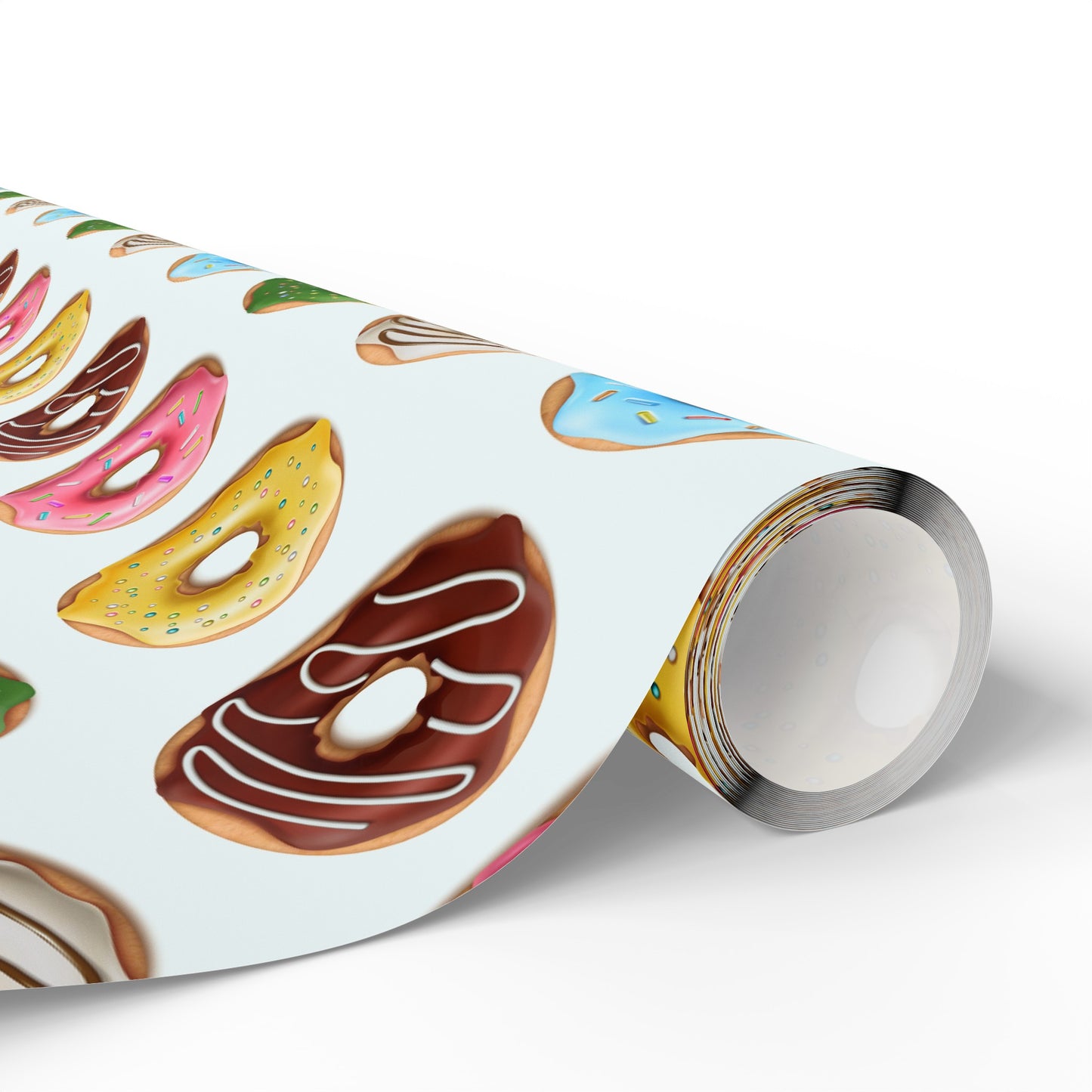 Donut Variety High Definition Happy Birthday Gift Present Holiday Wrapping Paper