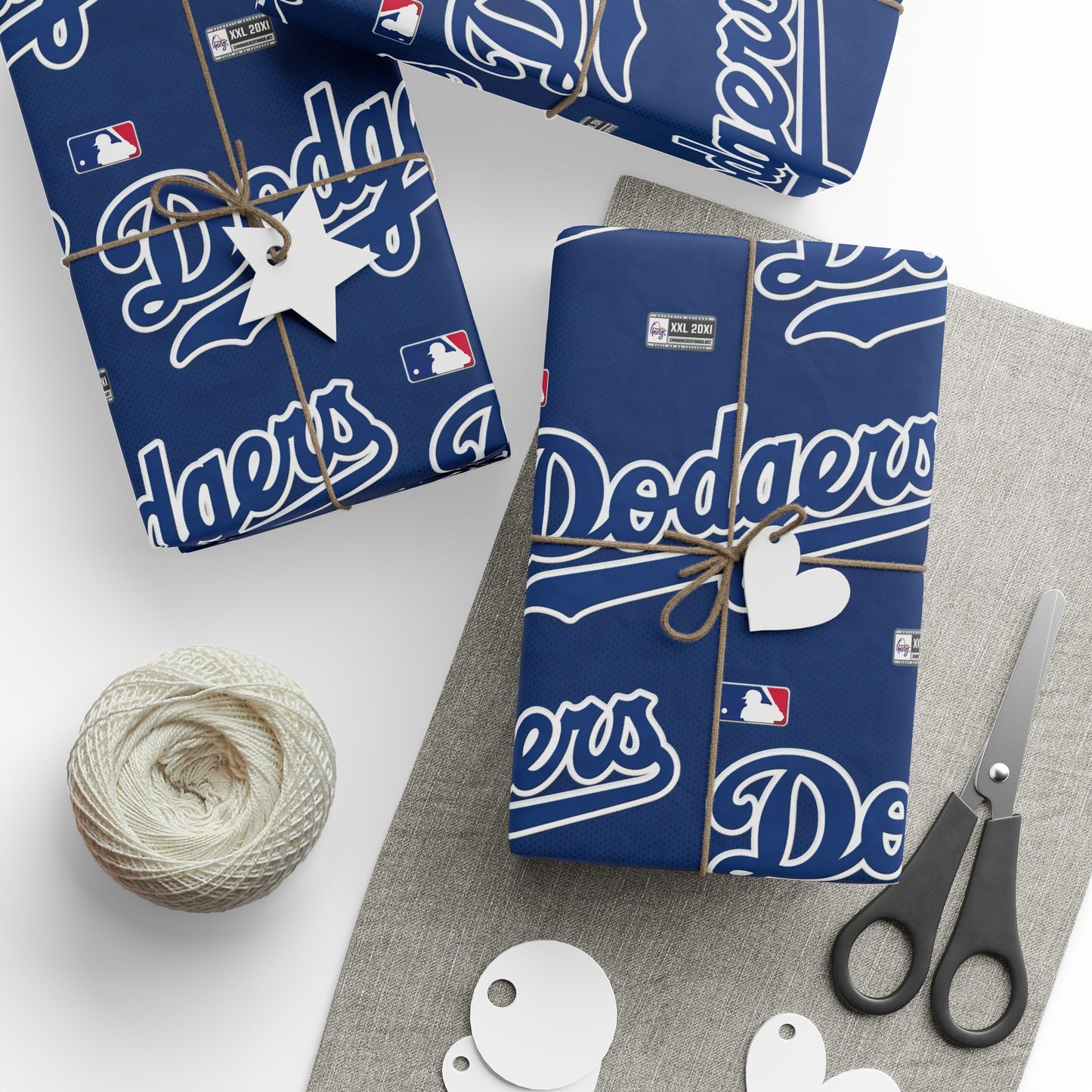 Los Angeles Dodgers Baseball MLB Birthday Gift Wrapping Paper Holiday