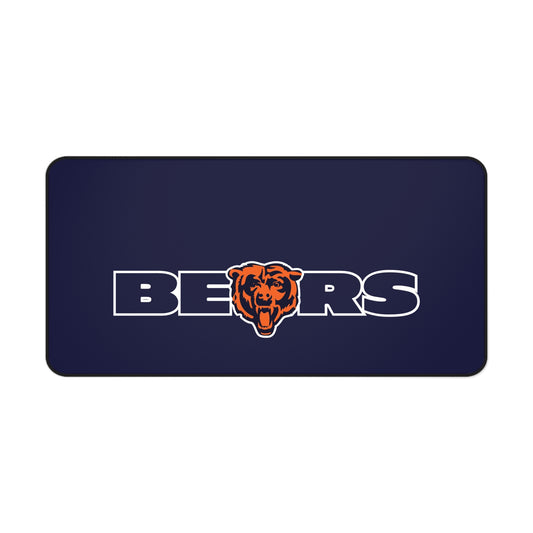 Chicago Bears Mascot Blue NFL Football High Definition PC Desk Mat Mousepad