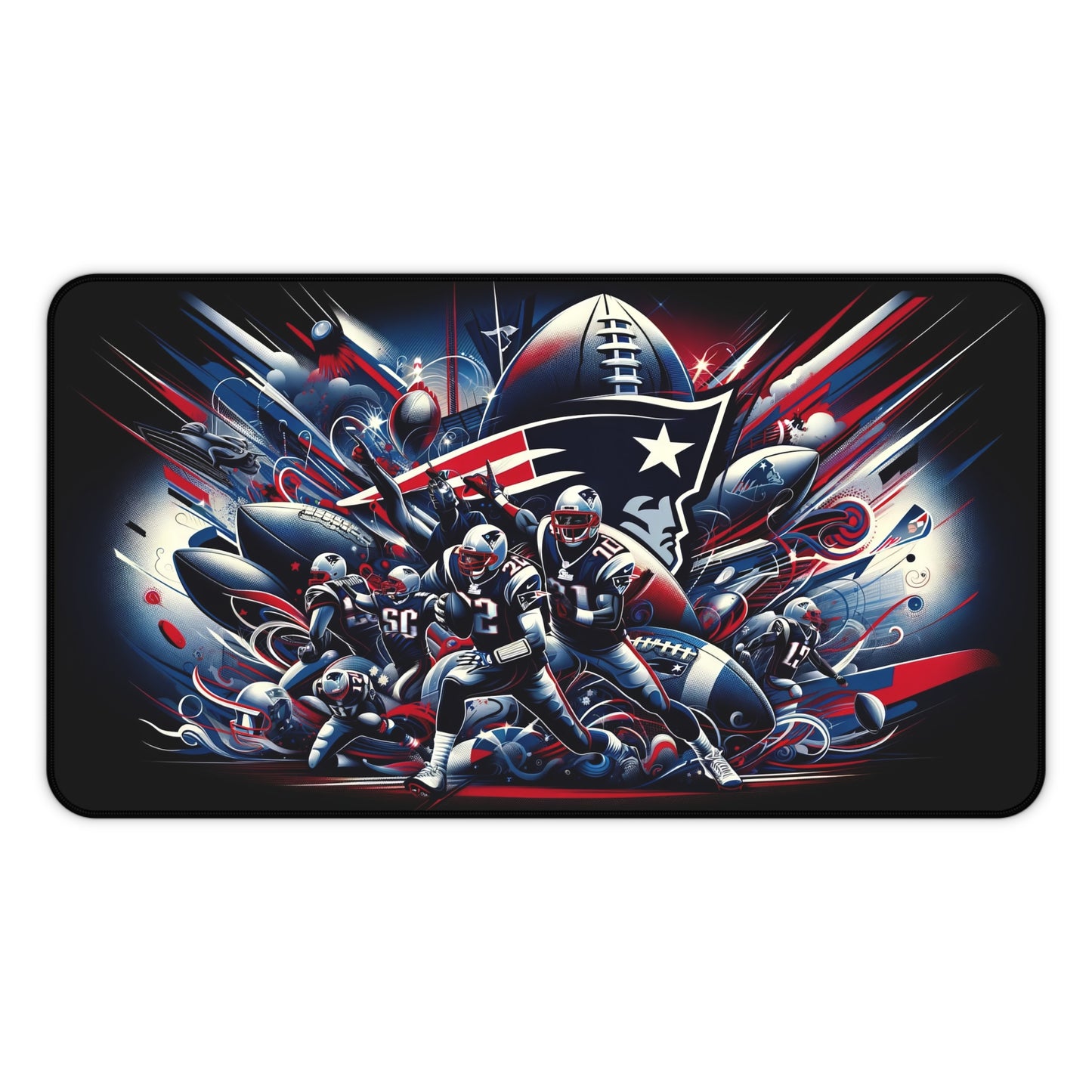 New England Patriots NFL Football High Definition PC Desk Mat Mousepad