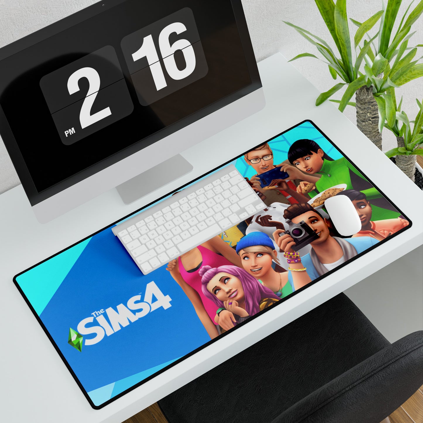 The Sims 4 High Definition Epic PC Video Game American Desk Mat