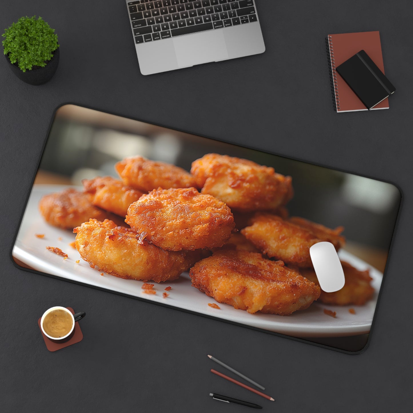 Chicken Nuggets Realistic High Definition Desk Mat Mousepad