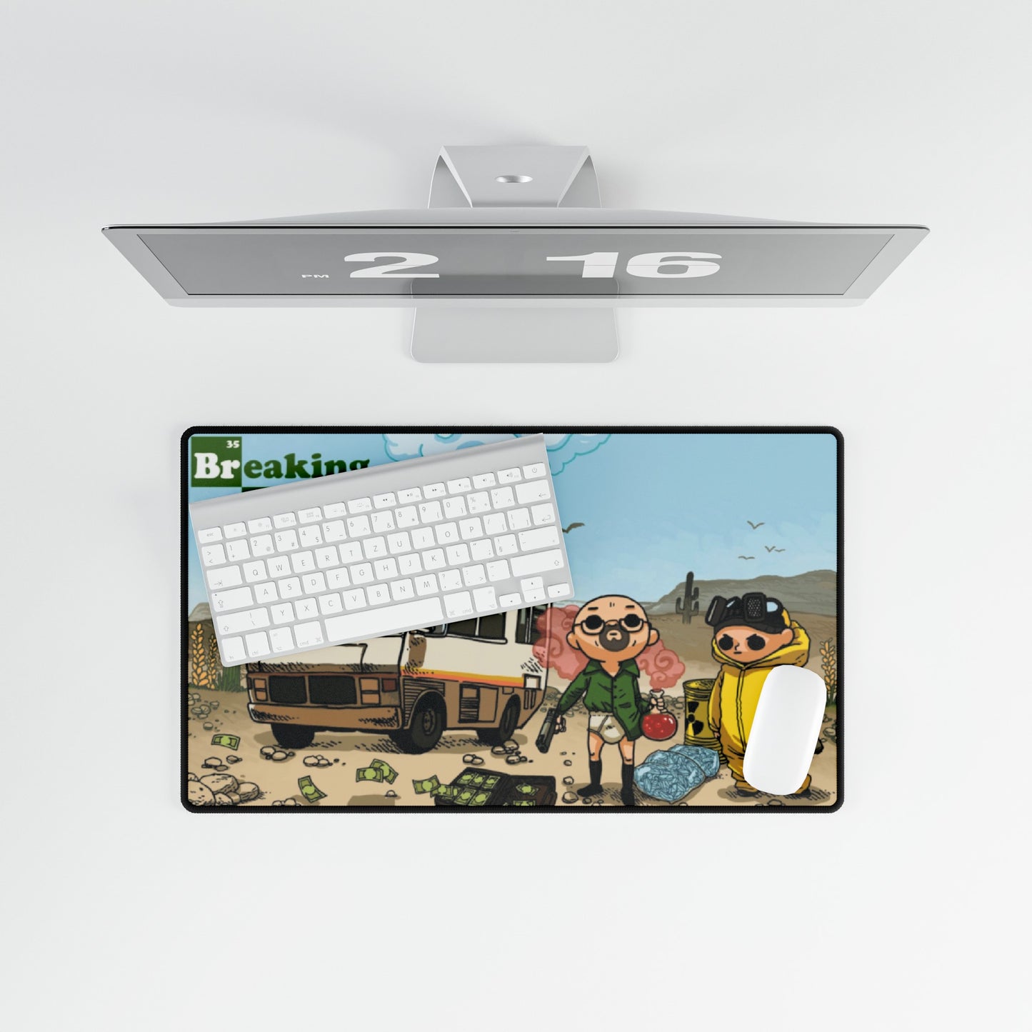 Breaking Bad Heisenberg High Definition PC PS Video Game Desk Mat Mousepad