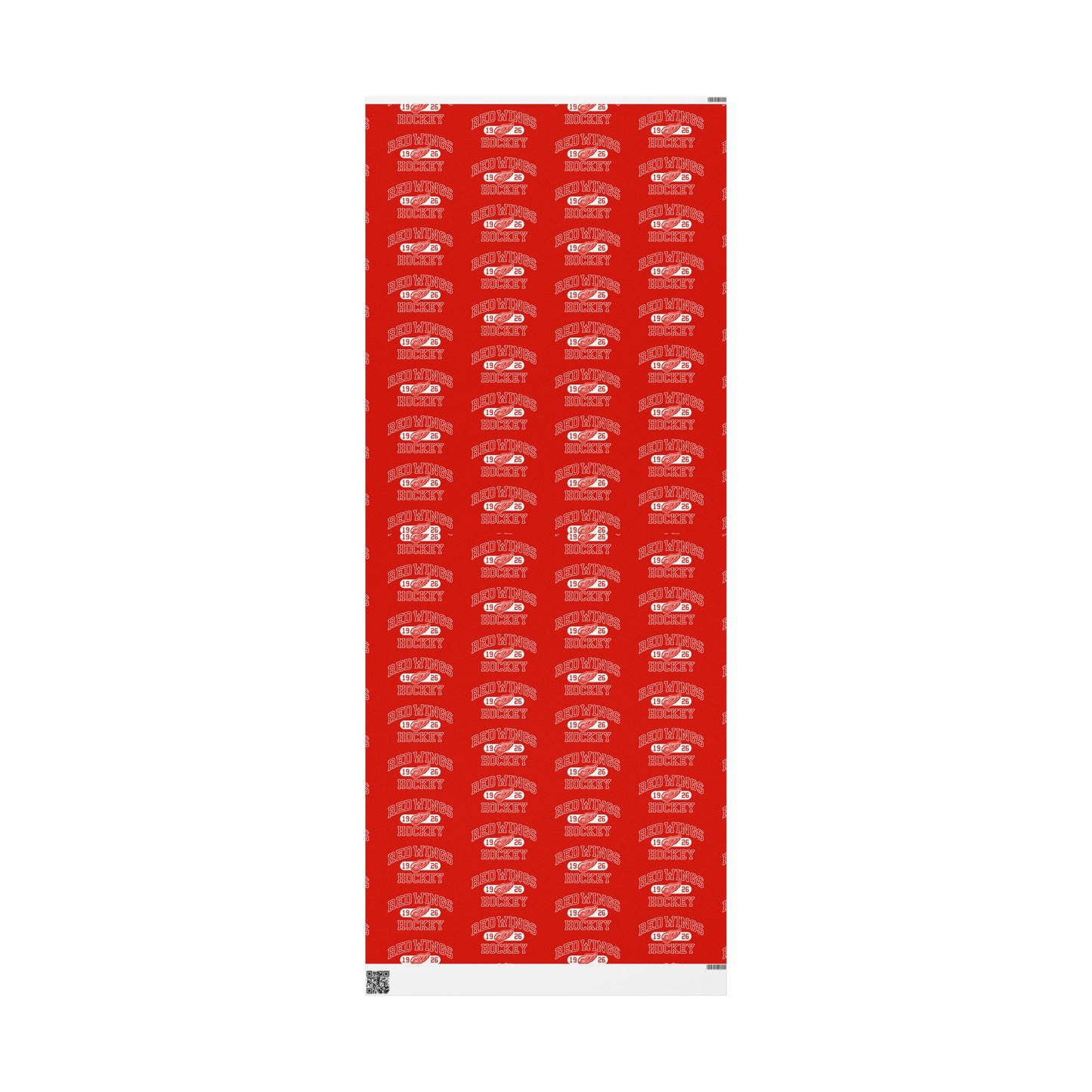 Detroit Red Wings Hockey Birthday Gift Wrapping Paper football Holiday