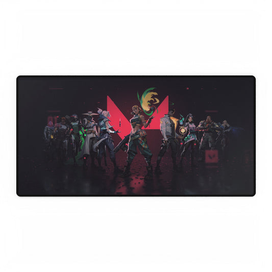 Valorant Squad Jett Omen Killjoy Red High Definition PC PS Video Game Desk Mat