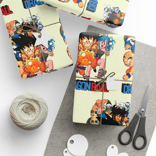 Dragon Ball Z DBZ Anime Manga Goku Cartoon Birthday Gift Wrapping Papers