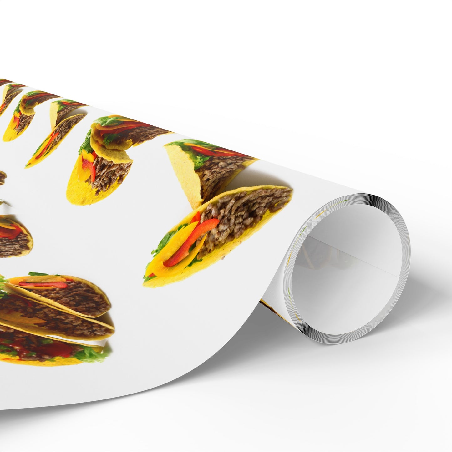 Hard Shell Tacos High Definition Happy Birthday Gift Present Holiday Wrapping Paper