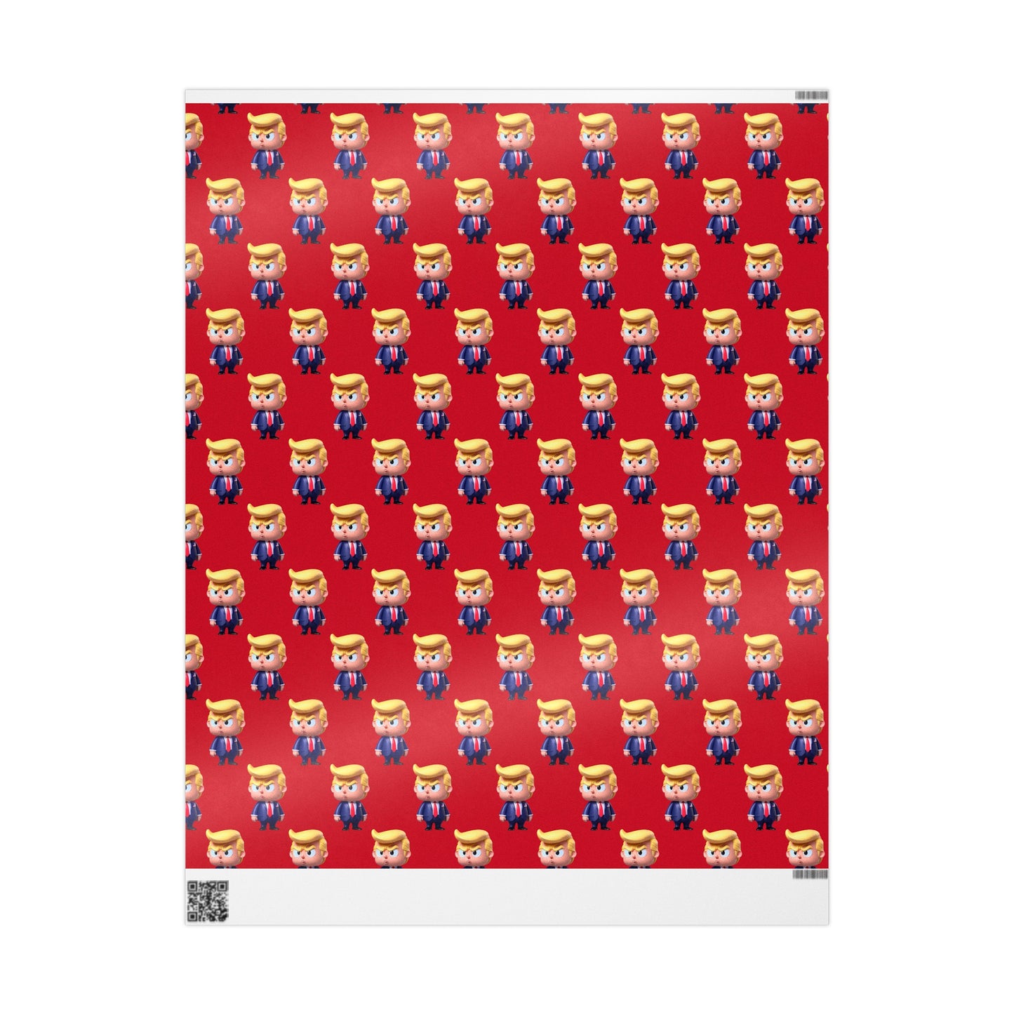 Red Little Trump MAGA Birthday Gift Present Wrapping Paper