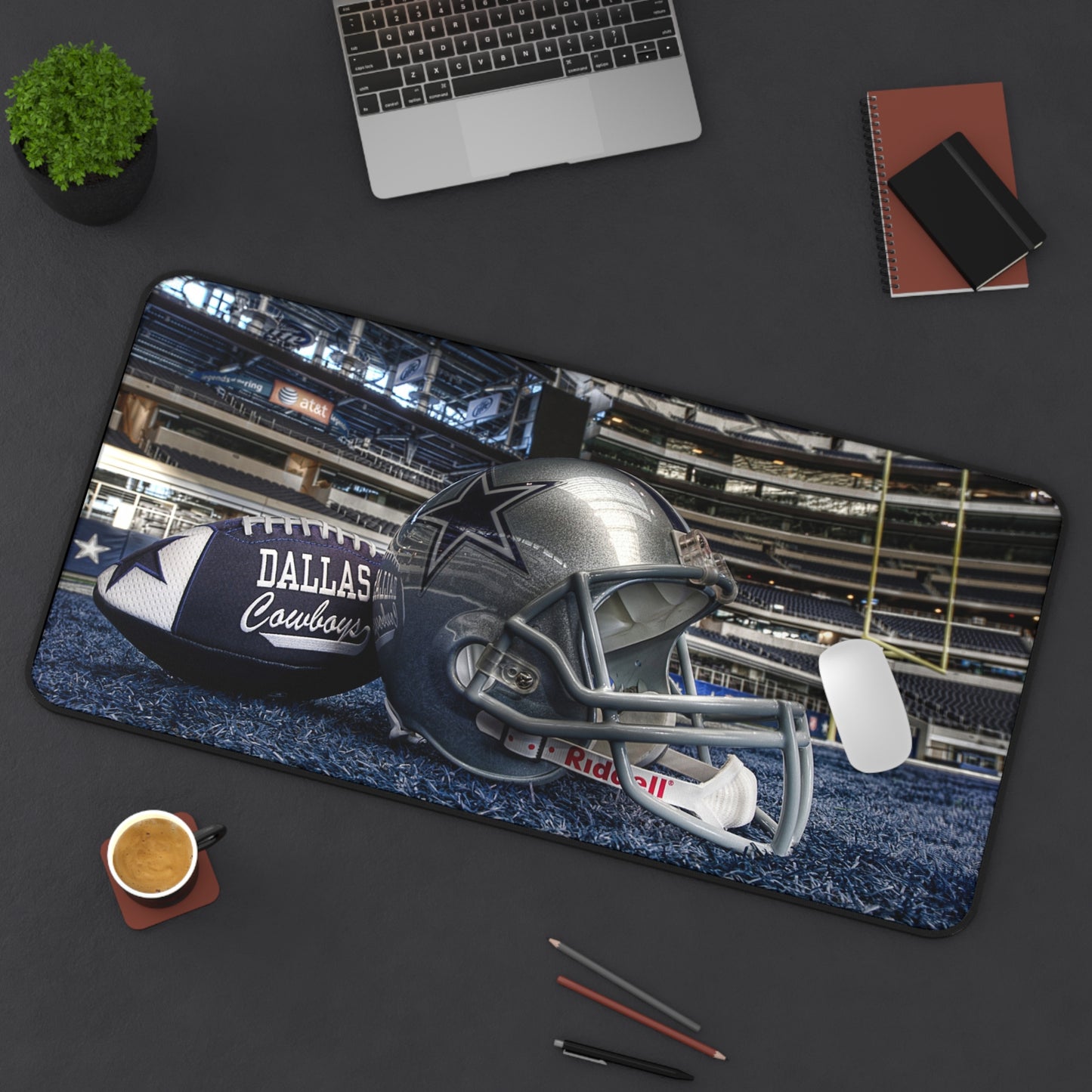 Dallas Cowboys Helmet NFL Football High Definition PC Desk Mat Mousepad