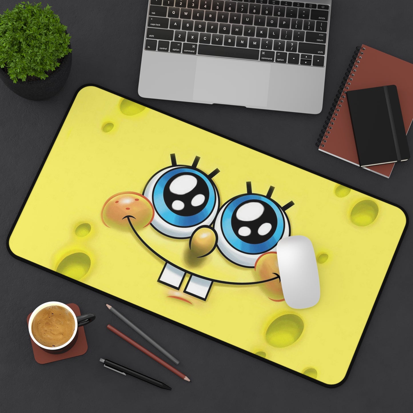 SpongeBob SquarePants Cartoon High Definition PC PS Video Game Desk Mat Mousepad