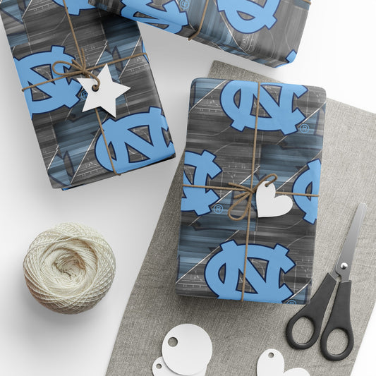 UNC Basketball Tar Heels Red March Birthday Gift Wrapping Paper Holiday