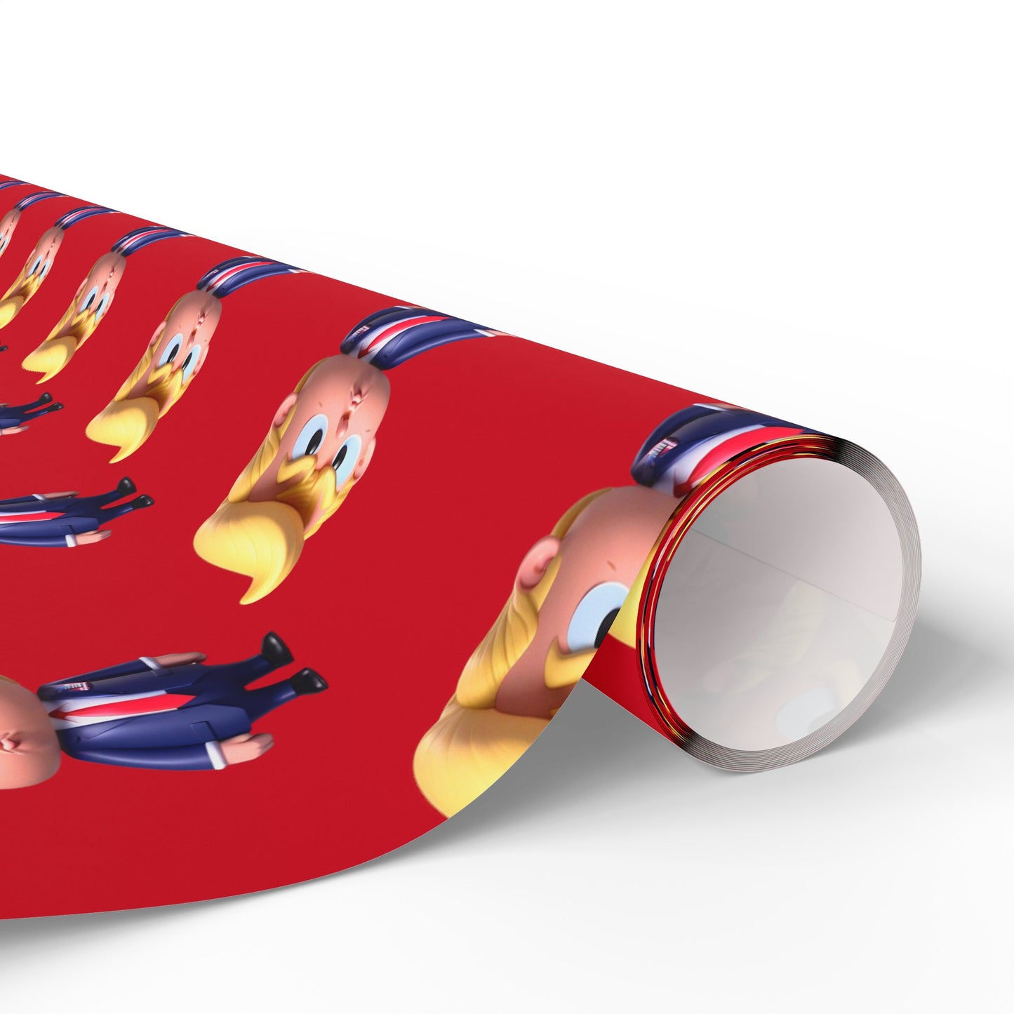 Red Little Trump MAGA Birthday Gift Present Wrapping Paper