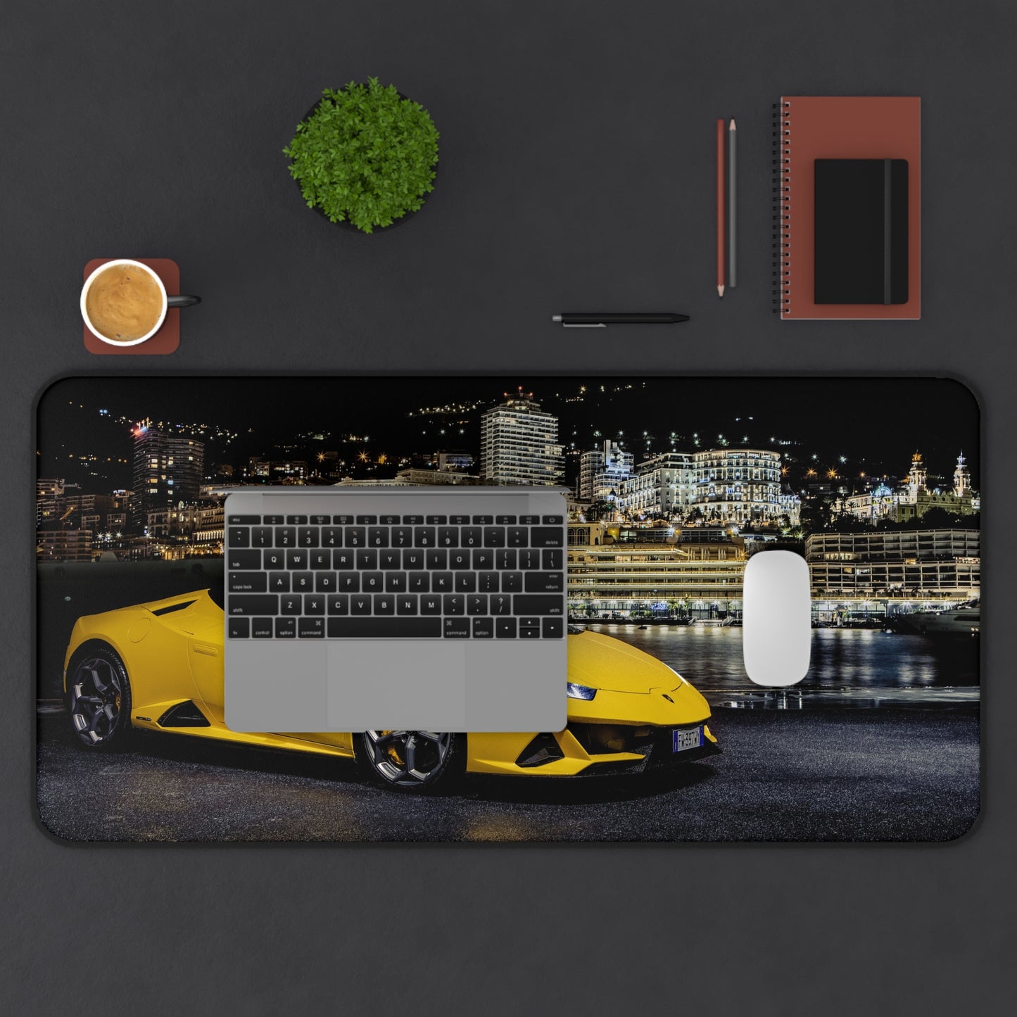 Lamborghini Cityscape High Definition Super Car Office Home Desk Mat Mousepad