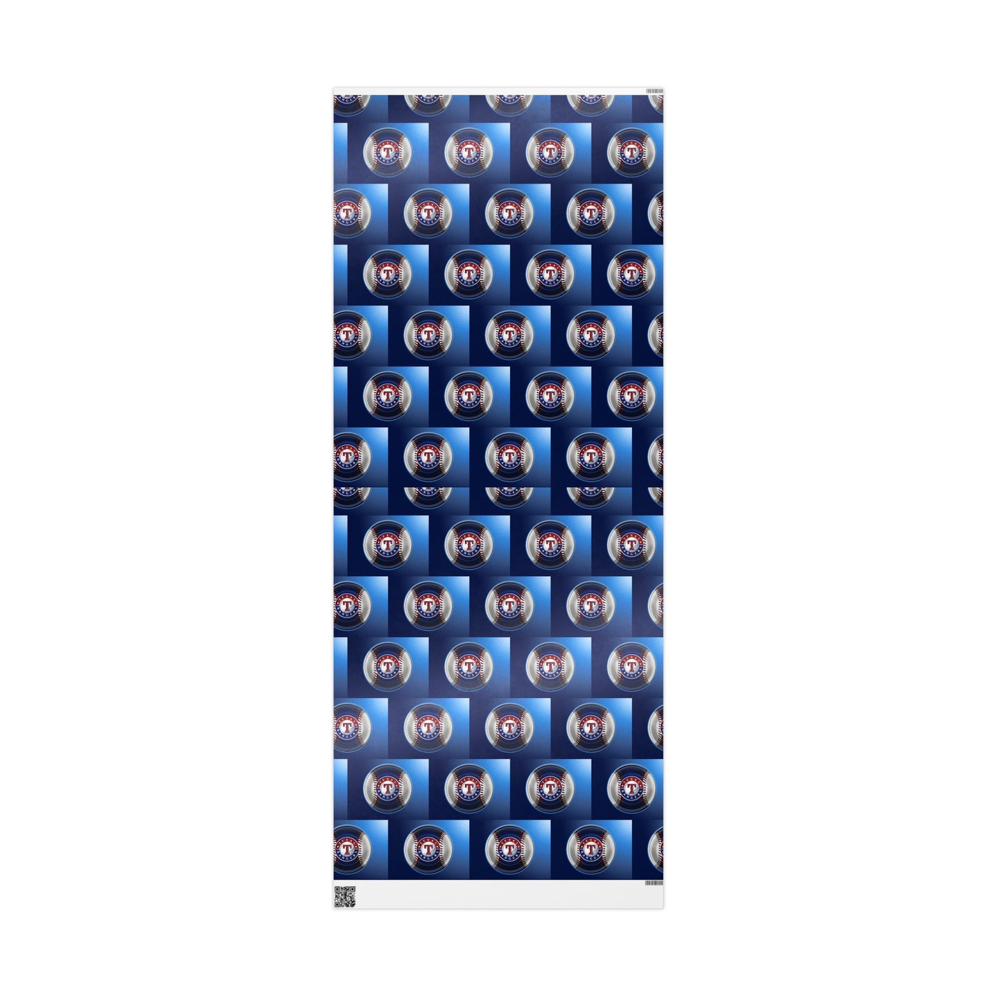 Texas Rangers Baseball MLB Birthday Gift Wrapping Paper Holiday