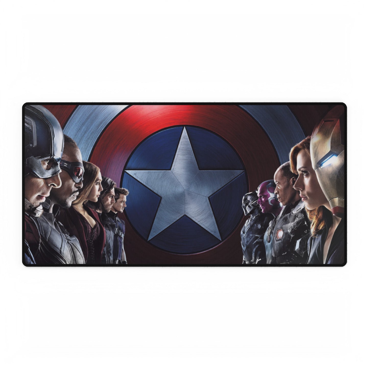 Marvel Civil War Characters High Definition PC PS Video Game Desk Mat Mousepad