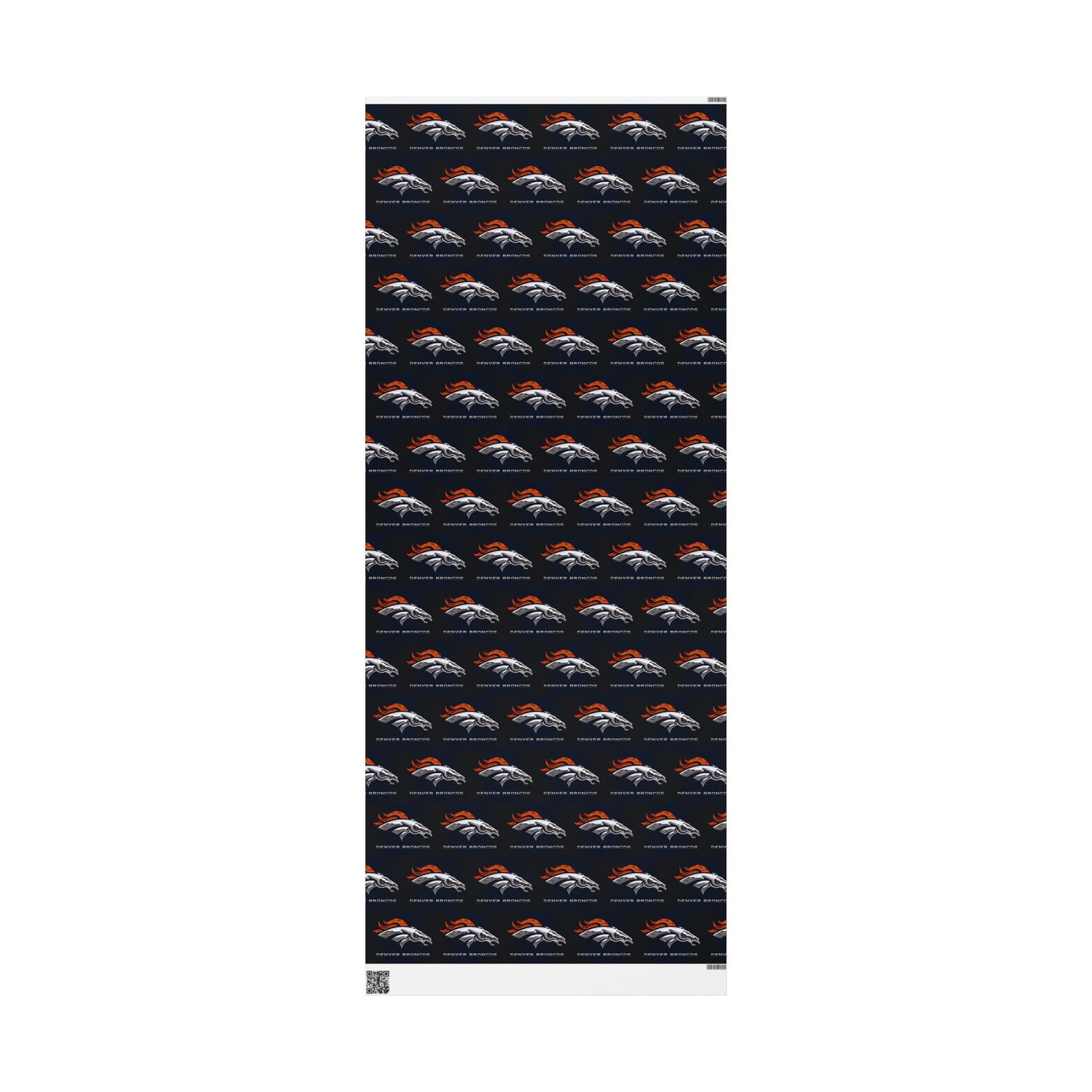 Denver Broncos NFL Football Birthday Graduation Gift Wrapping Paper Holiday