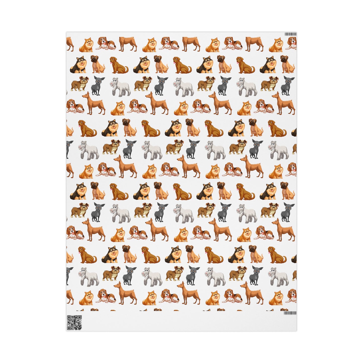 Cartoon Puppies cute Birthday Gift Present Holiday Wrapping Paper Dog