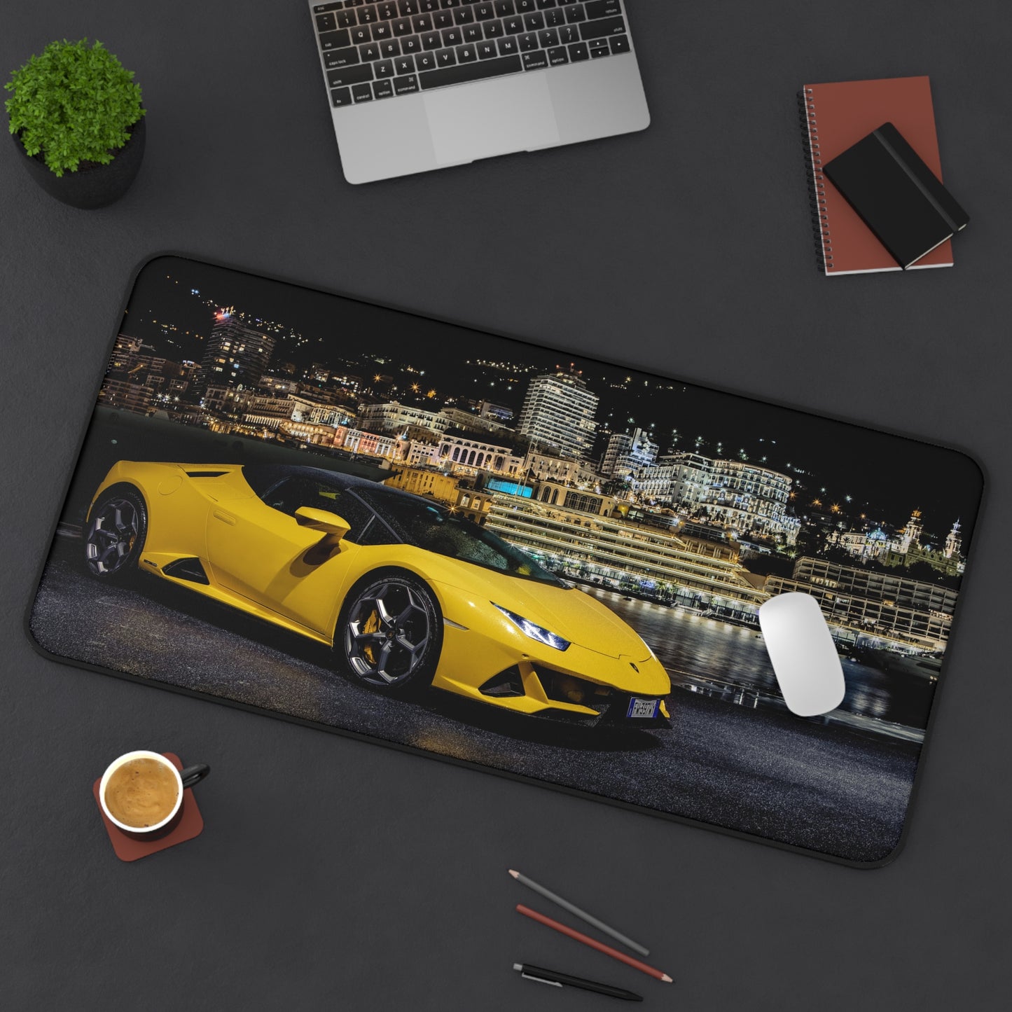 Lamborghini Cityscape High Definition Super Car Office Home Desk Mat Mousepad