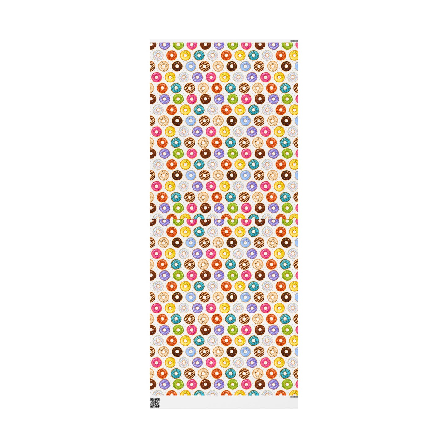 Donut Variety High Definition Happy Birthday Gift Present Holiday Wrapping Paper