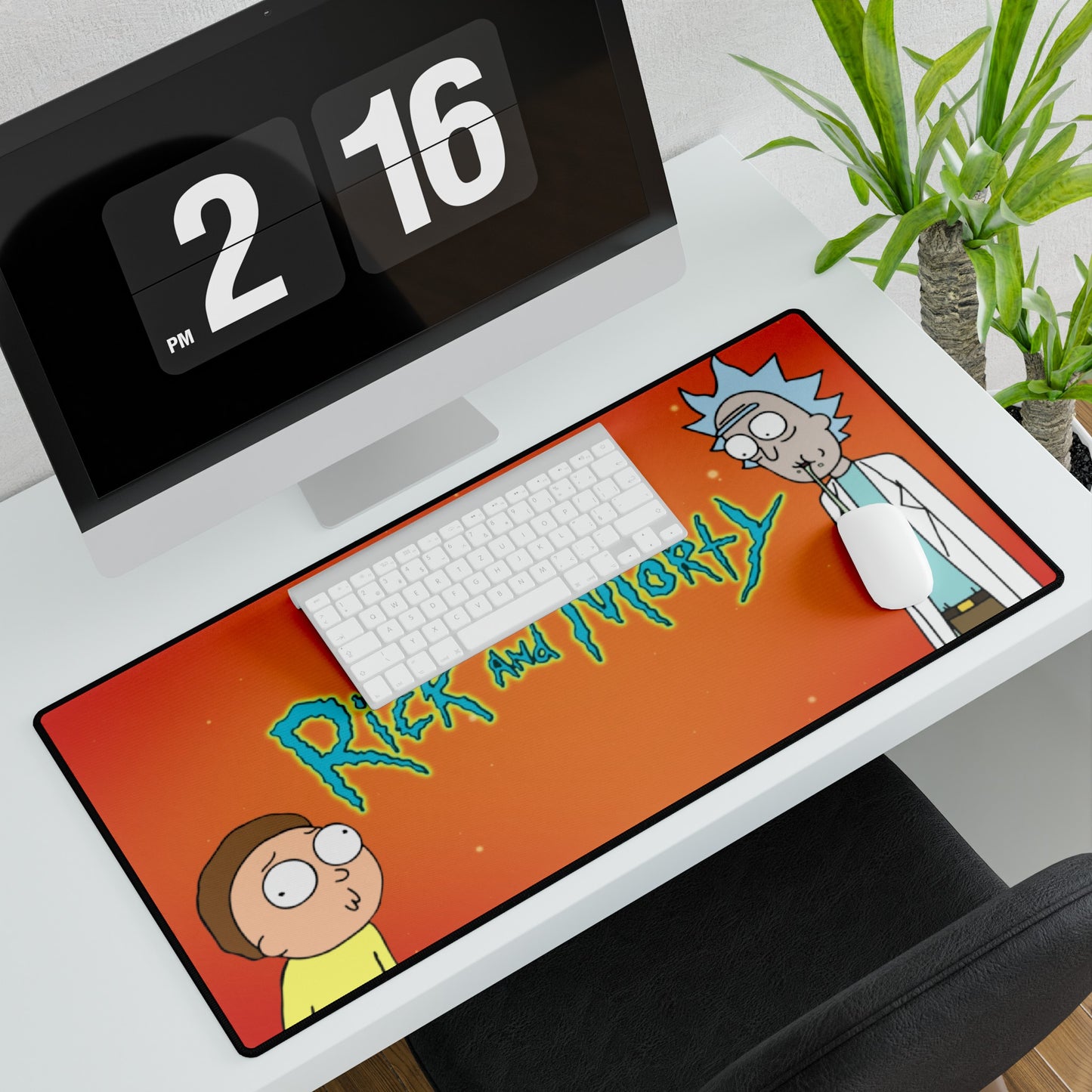 Rick and Morty High Definition PC PS Video Game Desk Mat Mousepad Sanchez