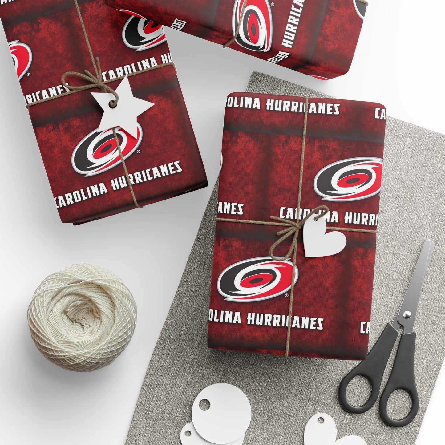 Carolina Hurricanes NHL Hockey Birthday Gift Wrapping Papers Holiday