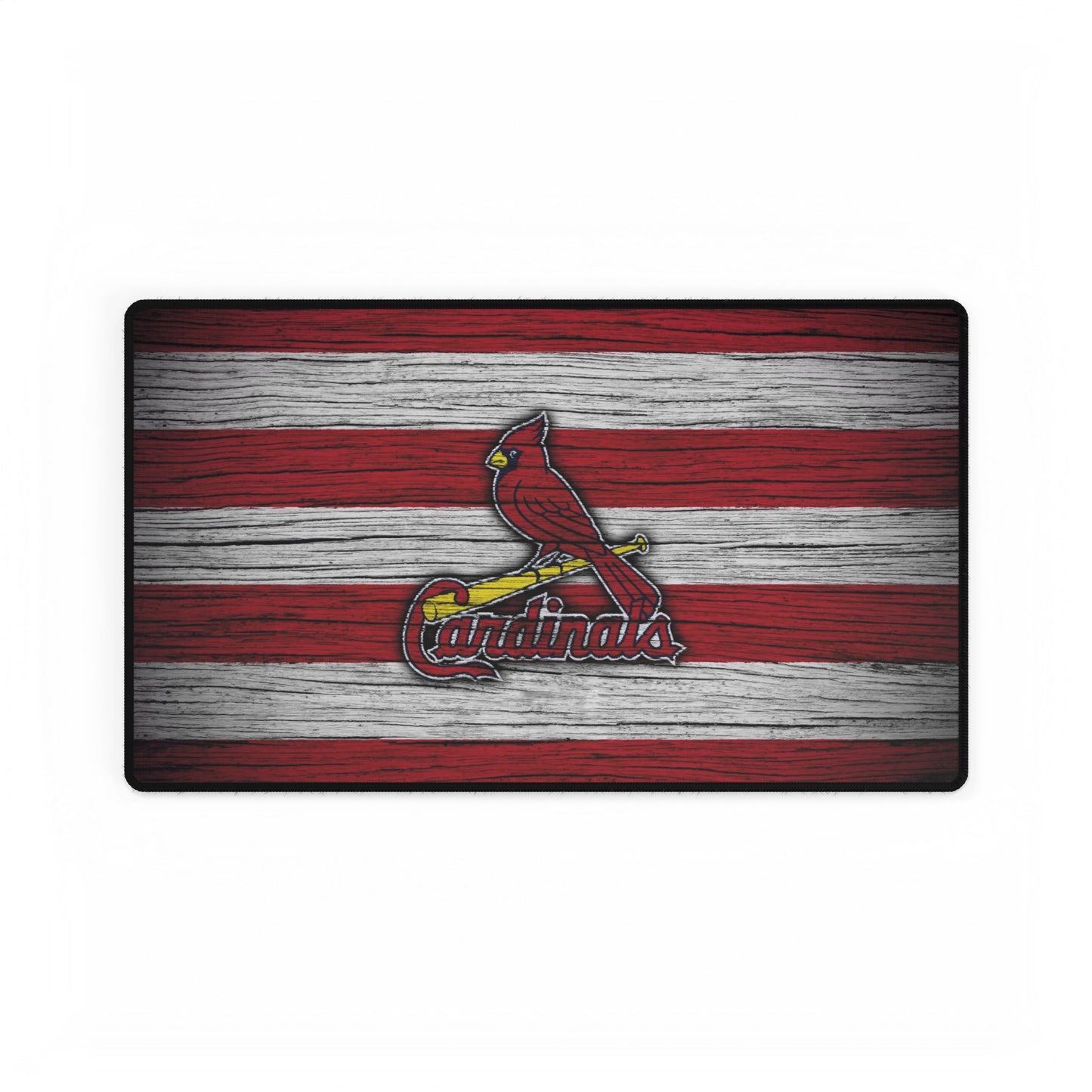 St. Louis Cardinals Woodgrain look MLB Baseball High Definition Desk Mat mousepad