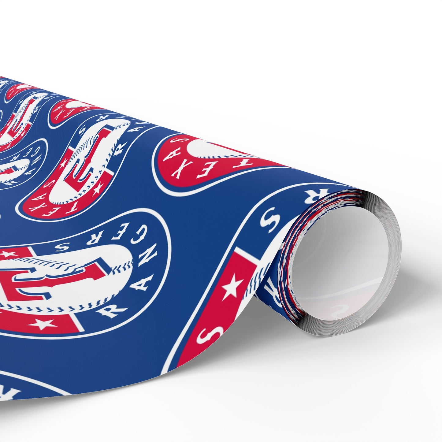 Texas Rangers Baseball MLB Birthday Gift Wrapping Paper Holiday