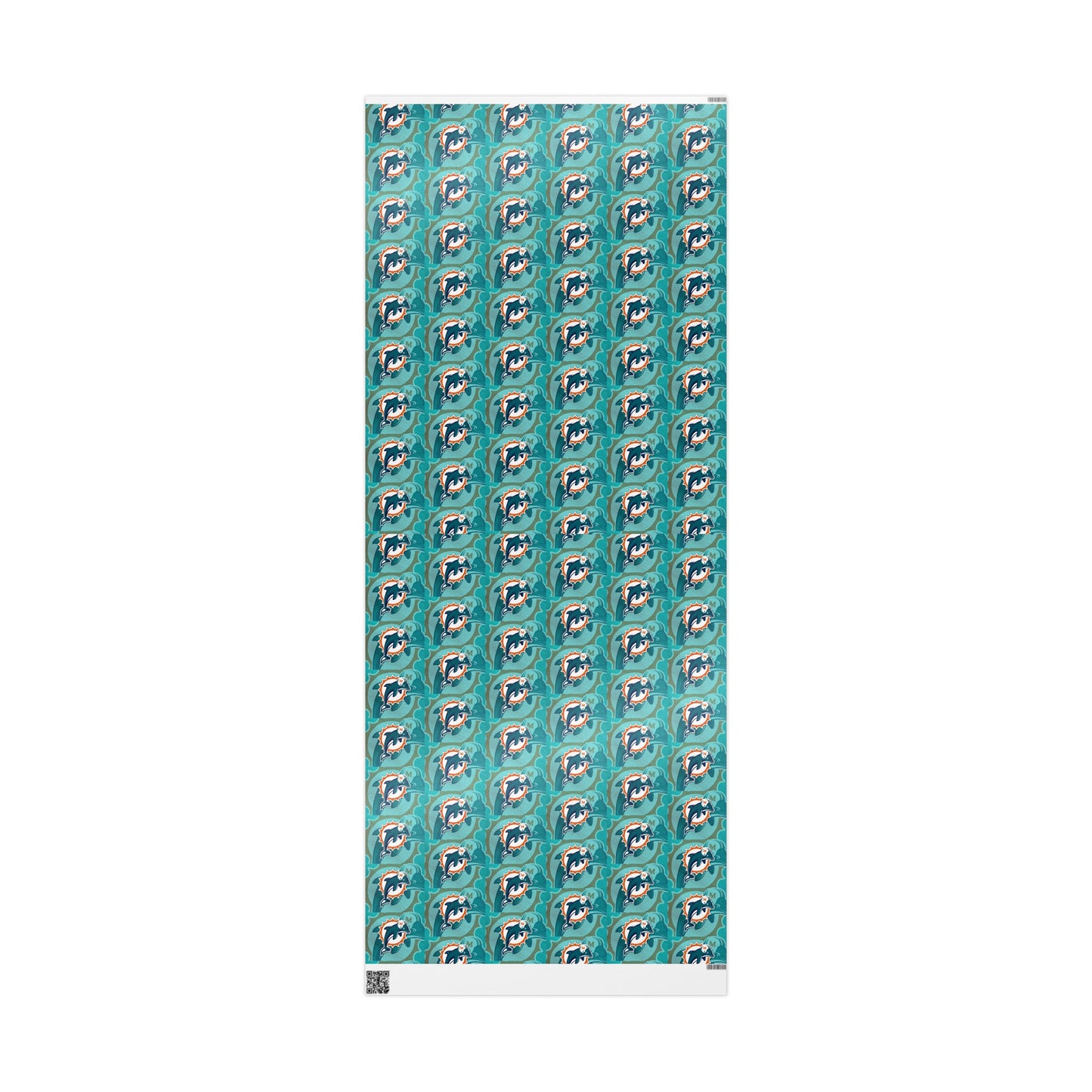 Miami Dolphins Logo NFL Football Birthday Gift Wrapping Paper Holiday