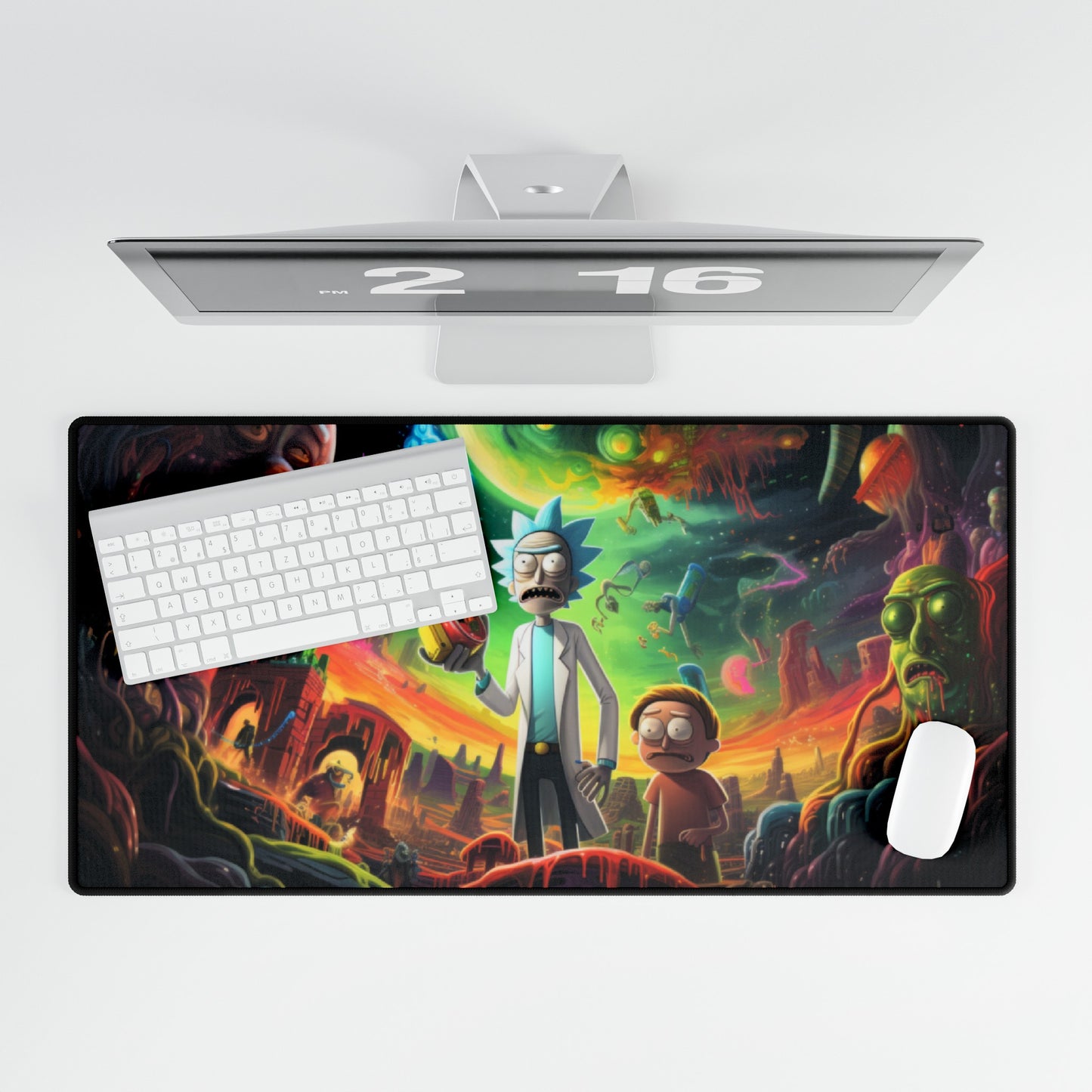 Rick and Morty High Definition PC PS Video Game Desk Mat Mousepad Sanchez