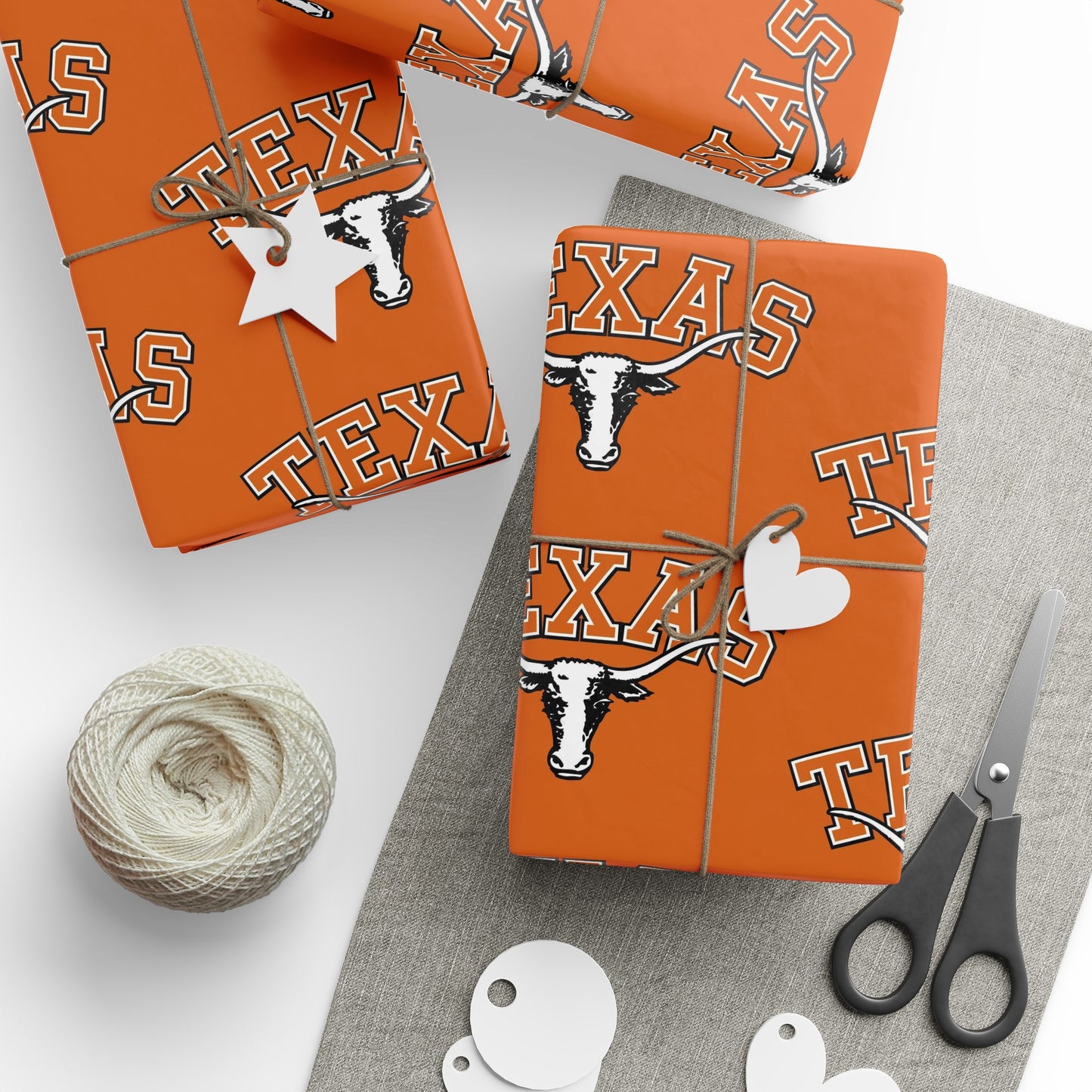 Texas Longhorns NCAA College Graduation Alumni Birthday Gift Wrapping Paper Holiday