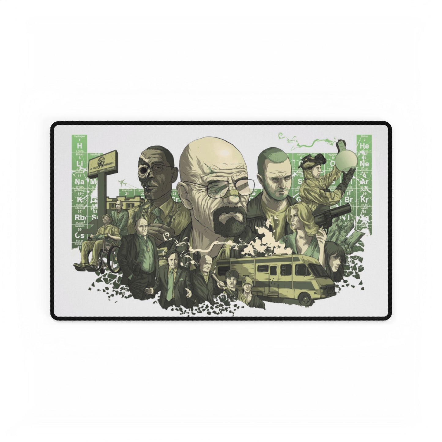 Breaking Bad Heisenberg Walter White High Definition PC PS Video Game Desk Mat Mousepad