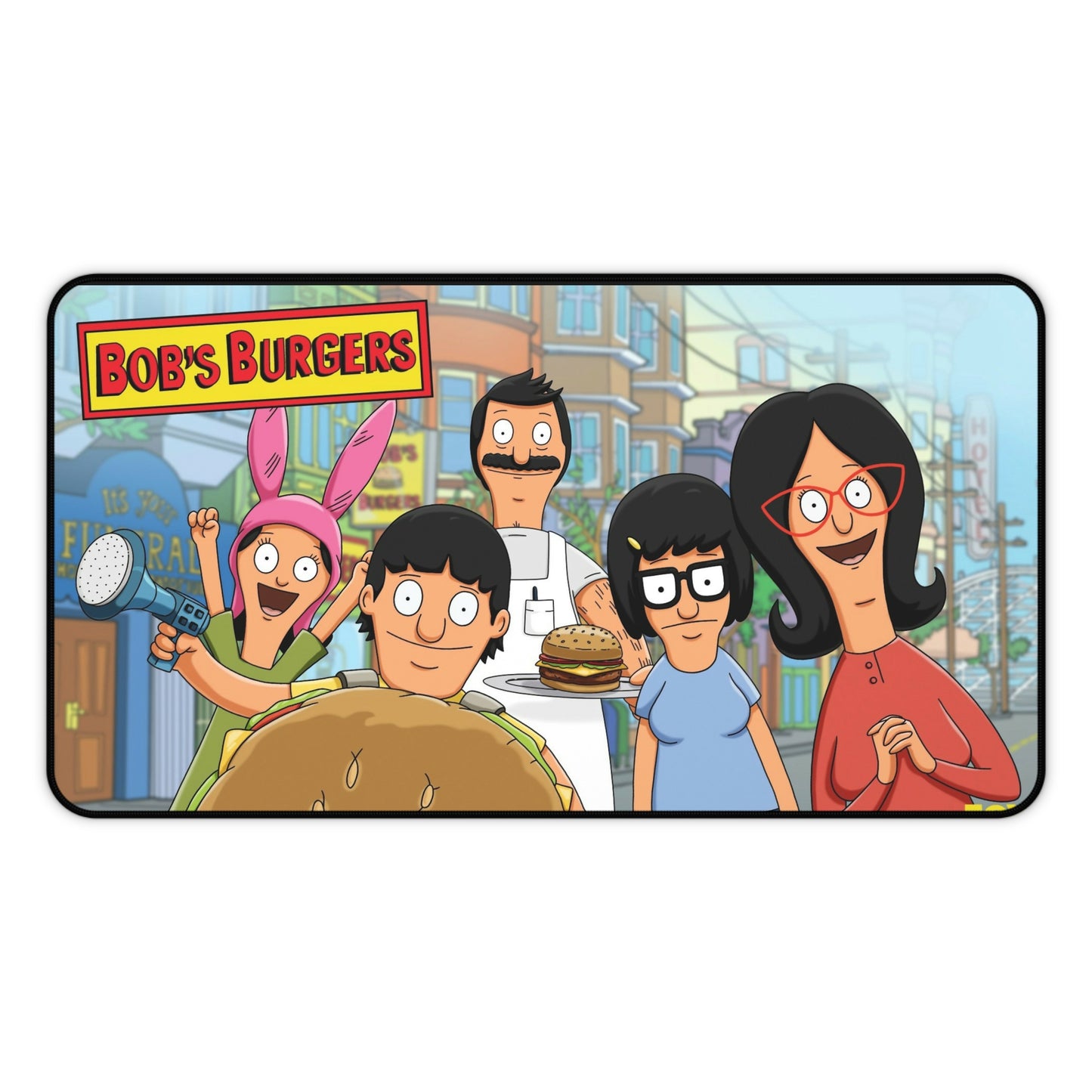 Bobs Burgers Cartoon PC PS High Definition Video Game Desk Mat Mousepad