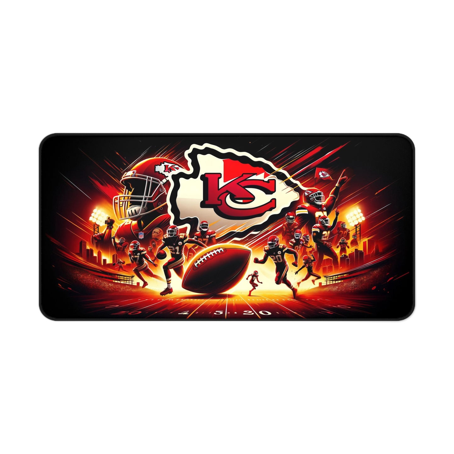 Kansas City Chiefs NFL Football High Definition PC Desk Mat Mahomes Kelce