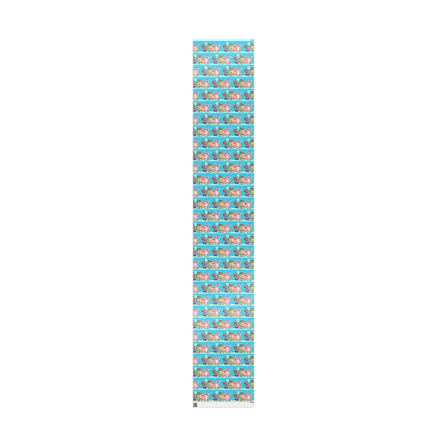 SpongeBob SquarePants Main Characters Birthday High Def Gift Wrapping Paper