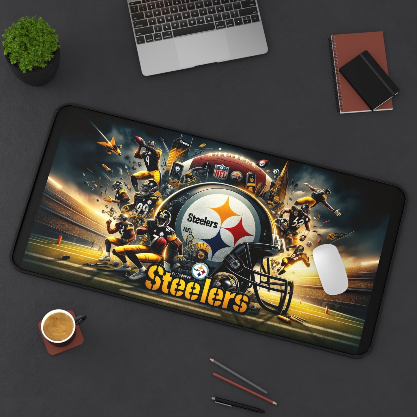 Pittsburg Steelers NFL Football High Definition Desk Mat Mousepad